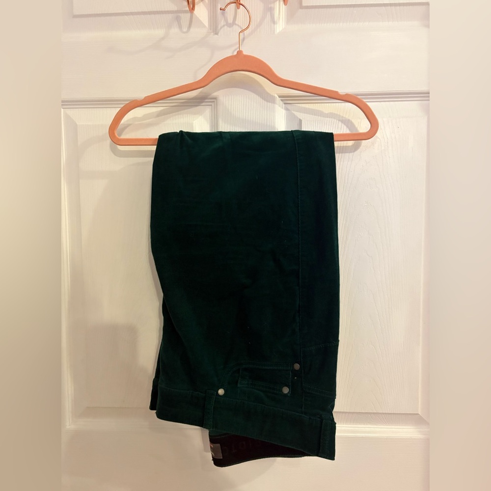 Torrid Dark Green Corduroy Bombshell Skinny Pants